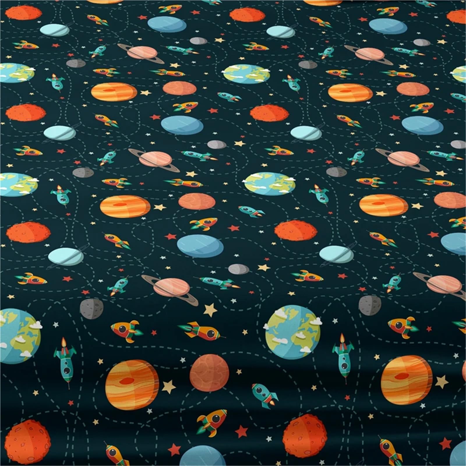 sábana encimera Estampada 1 sábana Bajera Mate con Estampado Divertido de Dibujos Animados, Funda Cama for Dormitorio, Ropa (sin incluir Fundas Almohada)(90x200cm)