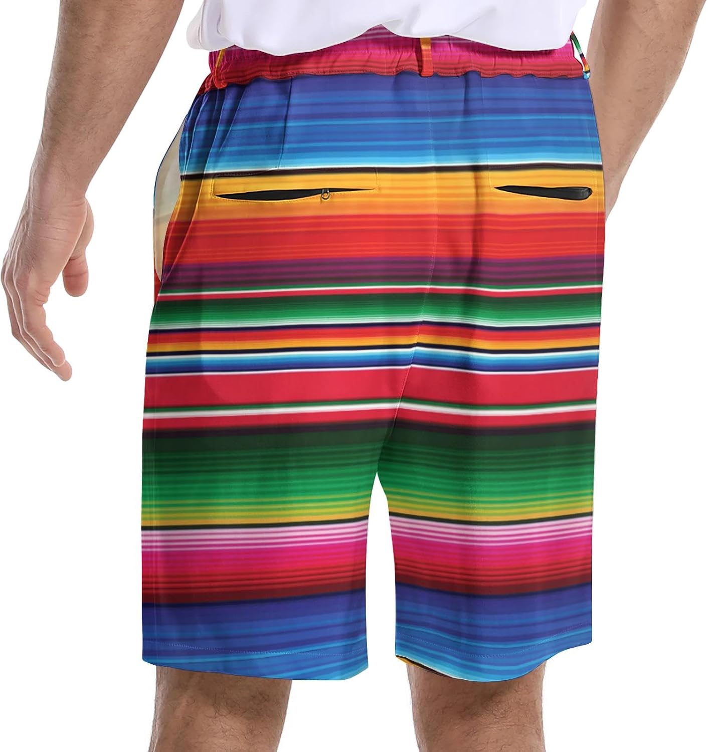 Men's Golf Dress Shorts with 5 Pockets Funny Hiking Pants for Men Stretch Quick Dry Work Flat Front Shorts Casual