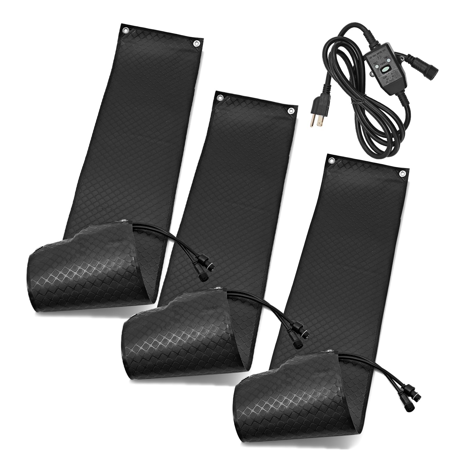 Tapis chauffants pour faire fondre la neige caoutchouc antidérapant escalier 110V x3