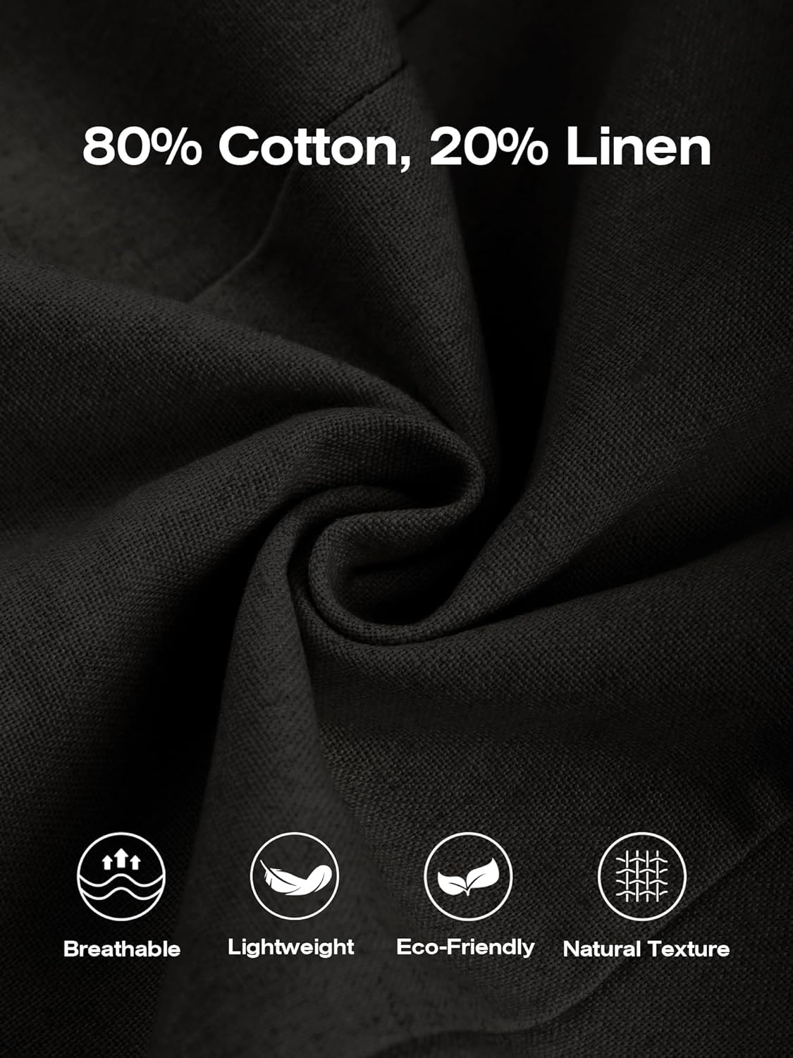 JEMLDL Men's Baggy Cotton Linen Pants Pleated Barrel Leg Trousers Drawstring Summer Beach Casual Pants - Image 6