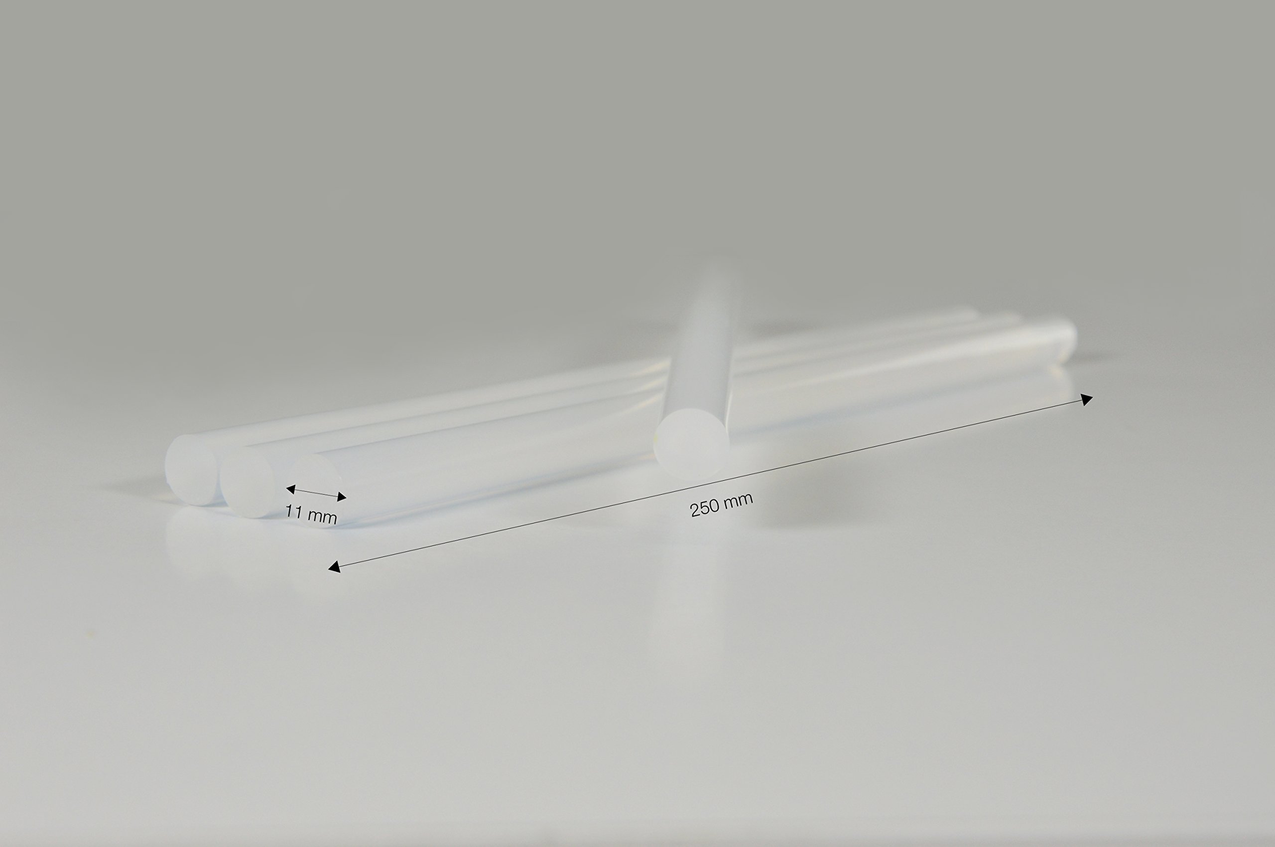 Steinel Kit di Bastoncini di colla a caldo standard - Set di cartucce di colla fusibile, ca. 40 pezzi, 1 kg, Ø 11 mm x 250 mm, per pistole incollatrici da 11mm