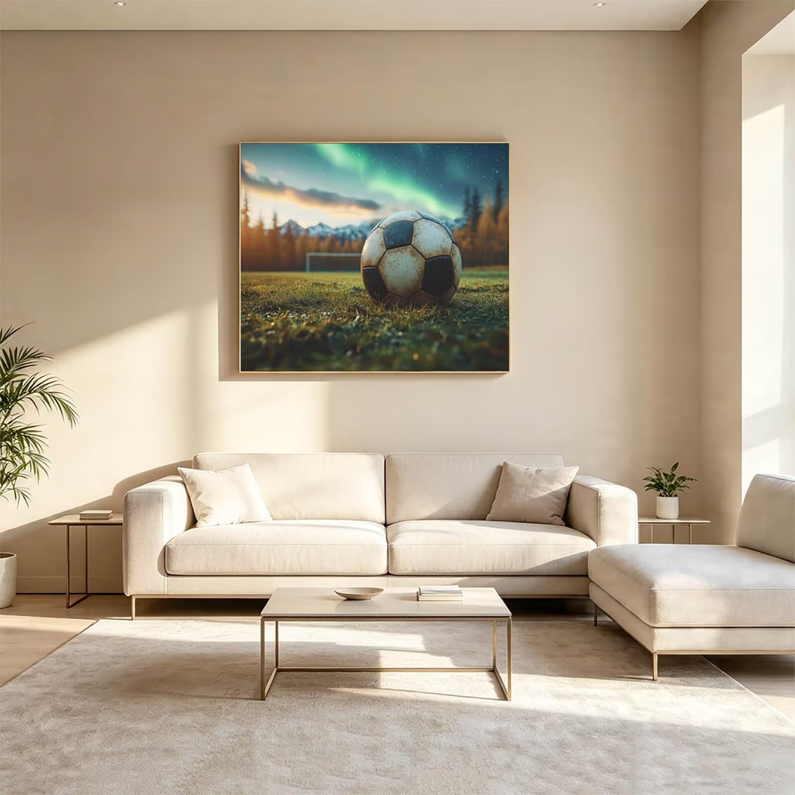 Peinture Numero Adulte Football Toile Peinture Colorée 135x100cm ZSHS-1708