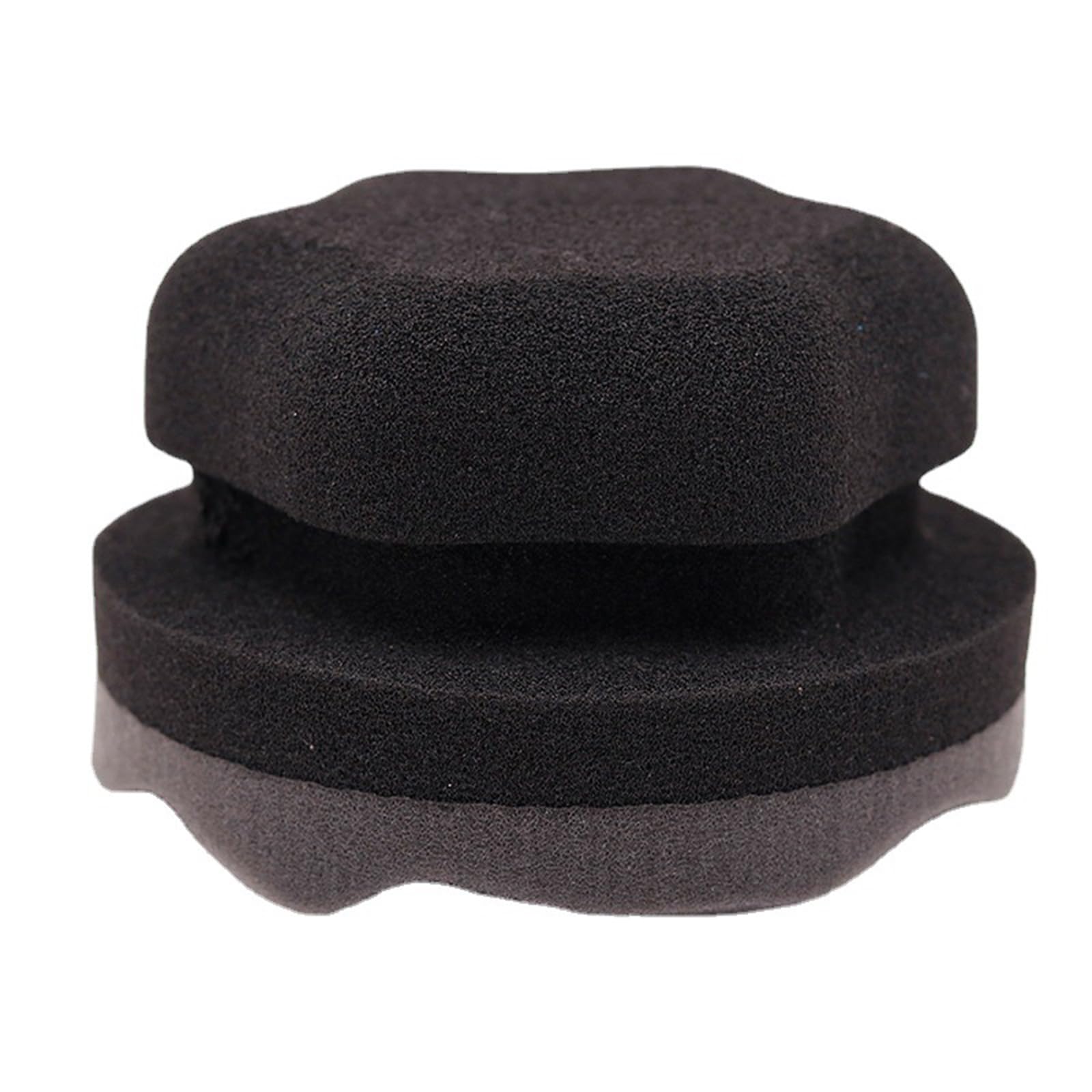 Tire Waxing Applicator Sponge with Comfortable Handle Tire Cleaning Pad Easy to Use for Enhanced Contr Waxing Applicator Pad