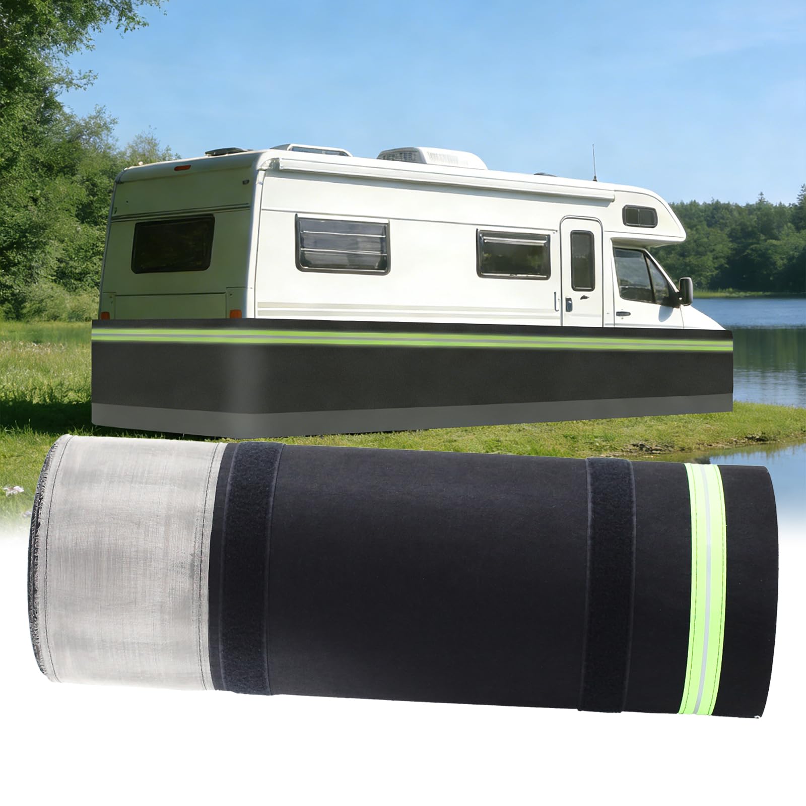 Wohnmobil-Umrandung,0,8mx18m - Allwetterschutz