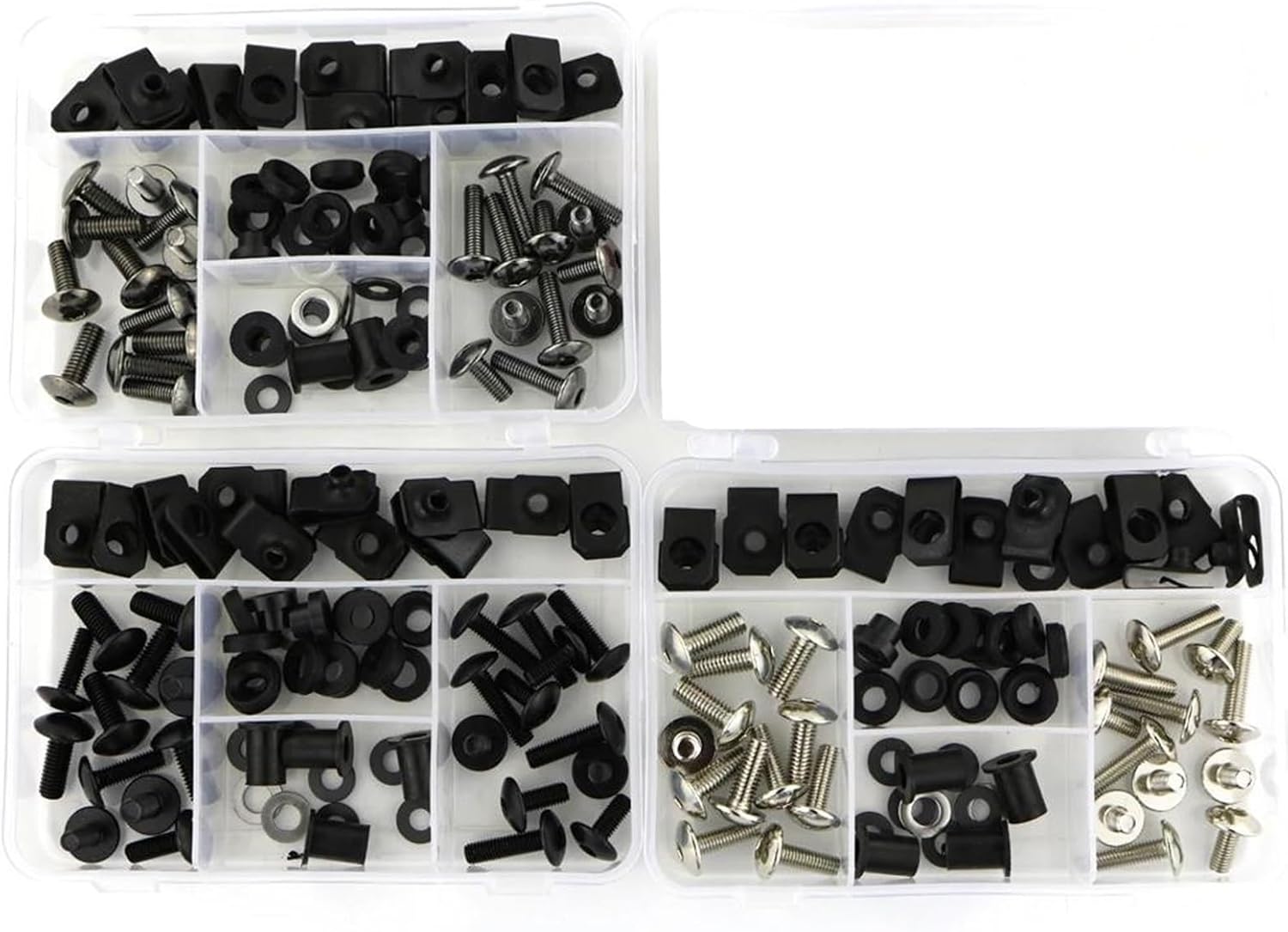 オートバイ コンプリートボディ フルフェアリングボルトキット フェアリングクリップナット に適合するカワサキ Z1000 2007