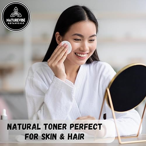 Miniatura 2 de Naturevibe Botanicals - Agua de romero, 100% pura y natural, ideal para el cuidado de la piel y el cuidado del cabello, 32 onzas