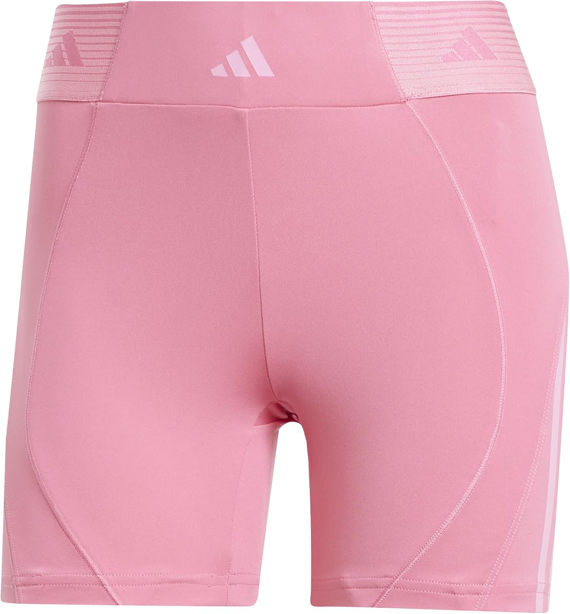 adidas Leggings cortos de entrenamiento Hyperglam de cinco pulgadas para mujer