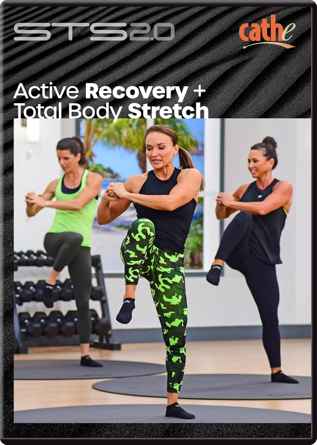 Cathe STS 2.0 Active Recovery Workout DVD + Total Body Stretch Exercise DVD for Women and Men Cathe STS 2.0 Active Recovery Workout DVD + Total Body Stretch Exercise DVD for Women and Men