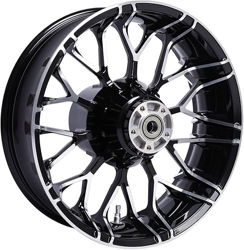 Miniatura 7 de TCMT Llanta trasera delantera de 21 pulgadas de 18 pulgadas para Harley Touring modelos de ABS Road King Street Glide Road Glide Electra Glide Ultra