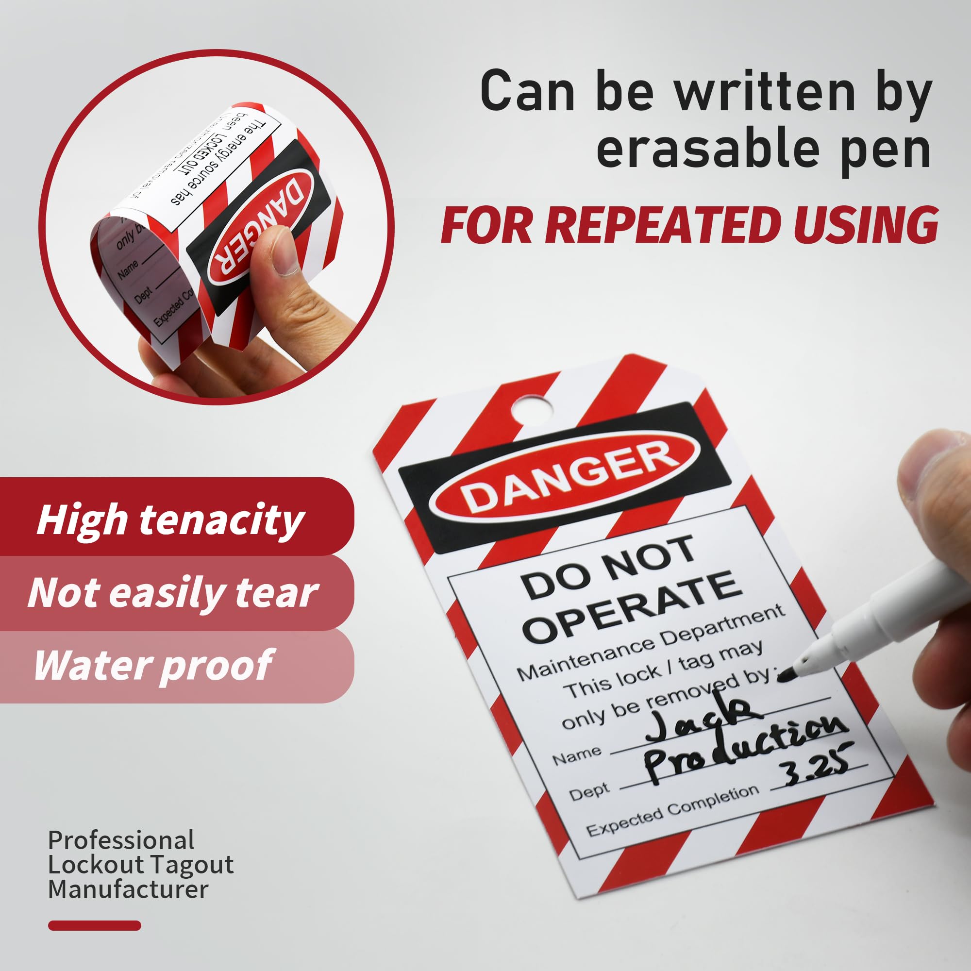 Lockout Tagout Tags - DANGER Do Not Operate -3