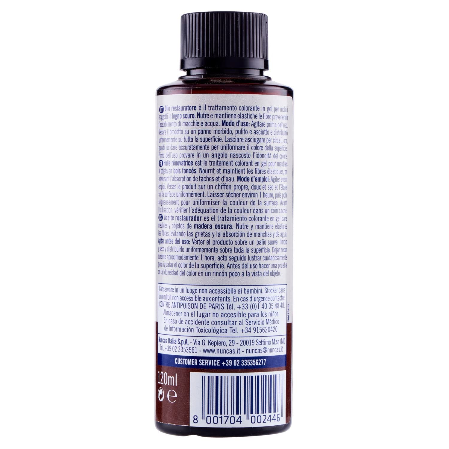 Nuncas Livax Meble i Design Olej Restaurator Ciemne drewno - 120ml