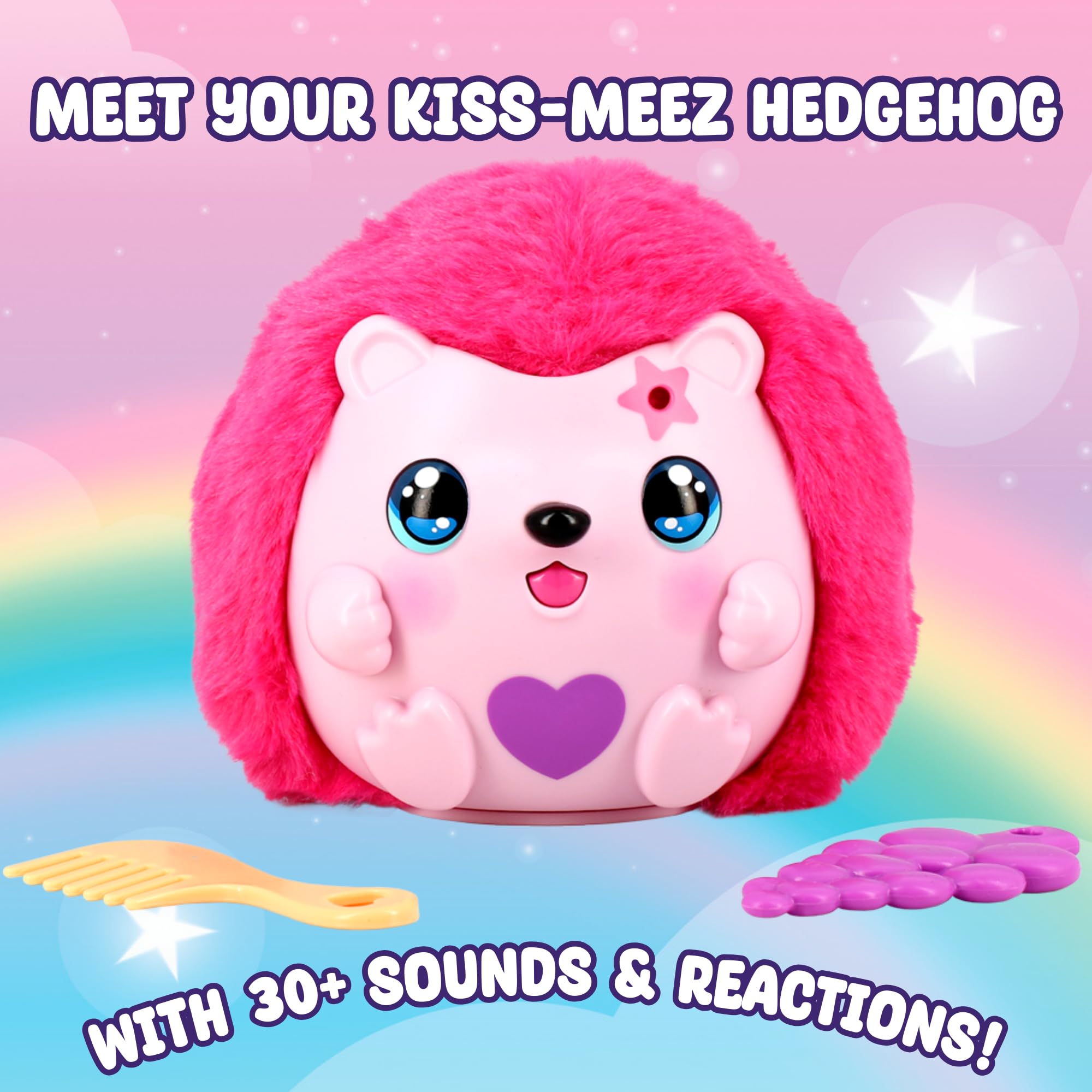 Funtasy Family Kiss-meez Hedgehog, Electronic Kids Hedgehog Toy - Image 3
