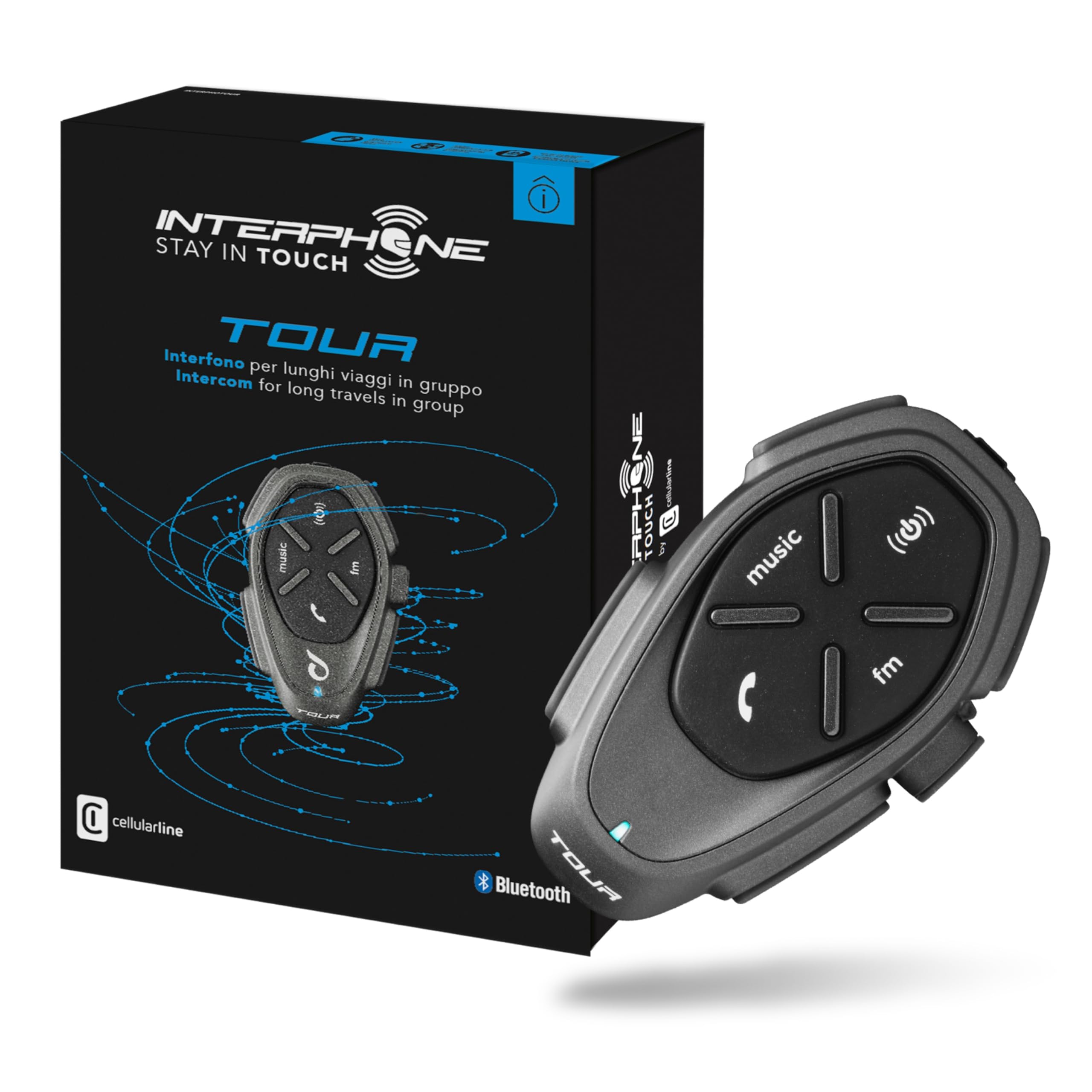 Interphone U-COM 4 - Bluetooth Intercom komunikator