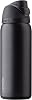 Owala FreeSip Insulated Stainless Steel Water Bottle with Push Button and Built-in Straw, 940 ml, Very, Very Dark