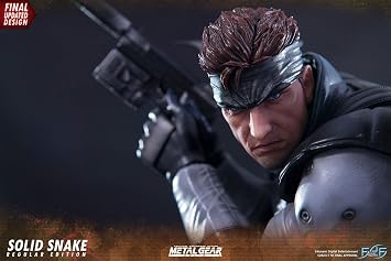 First 4 Figures Metal Gear Solid: Snake Statue, Multicolor