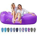 AlphaBeing Inflatable Lounger - Best Air Lounger for Travelling, Camping, Hiking - Ideal Inflatable Couch for Pool and Beach Parties - Perfect Air Chair for Picnics or Festivals