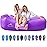 AlphaBeing Inflatable Lounger - Best Air Lounger for Travelling, Camping, Hiking - Ideal Inflatable Couch for Pool and Beach Parties - Perfect Air Chair for Picnics or Festivals
