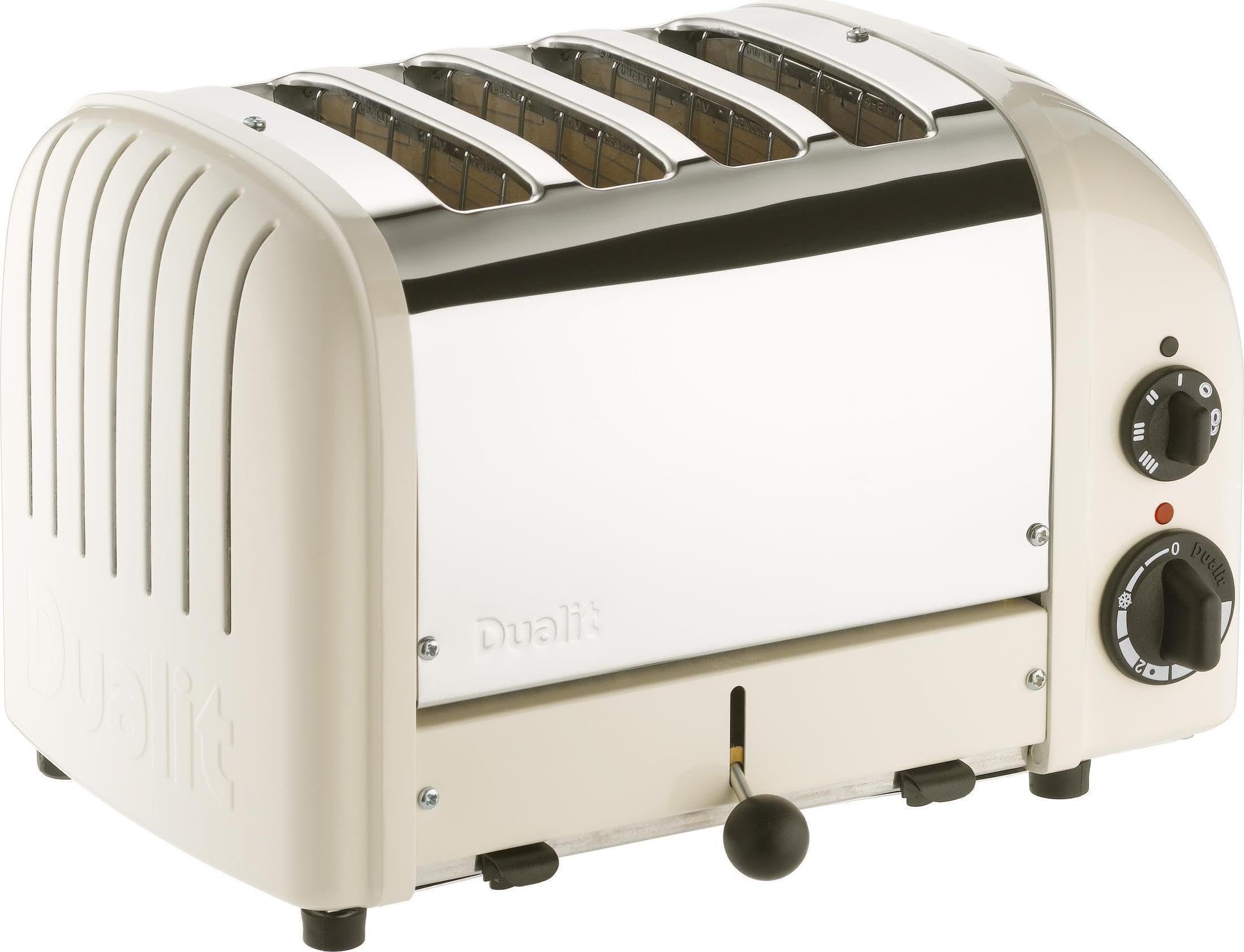 Dualit トースター ホワイト Dualit 4 Slice Classic Toaster, Canvas White : Amazon.ca: Home