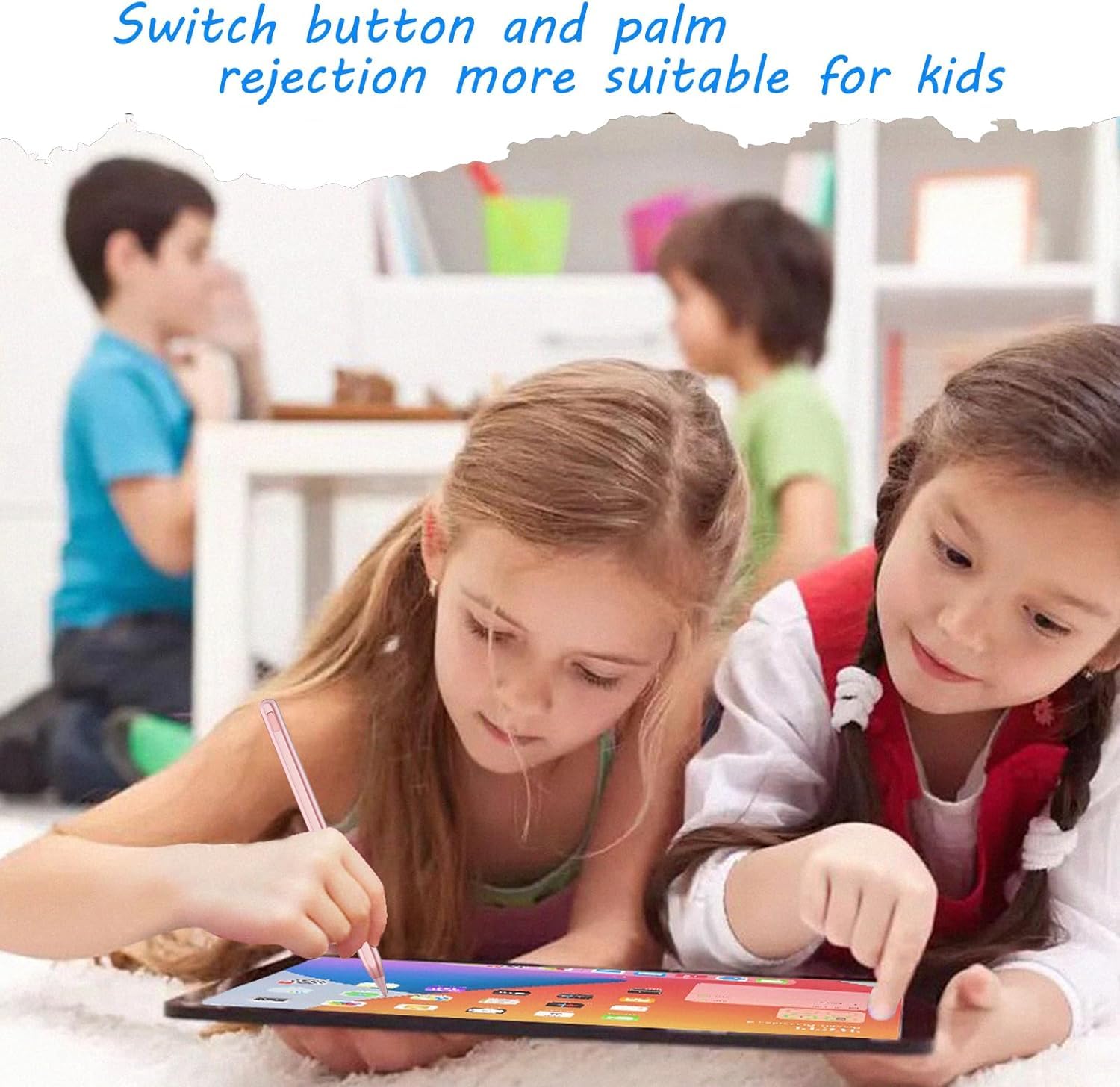 Penna Stilo per iPad 9a e 10a Gen, Penna Milikilo iPad Ricarica Rapida, Stylus Pen Palm Rejection, Sensibilità All'inclinazione per iPad 6/7/8/9/10, iPad Pro 11" e 12,9", iPad Air 3/4/5, iPad Mini 5/6