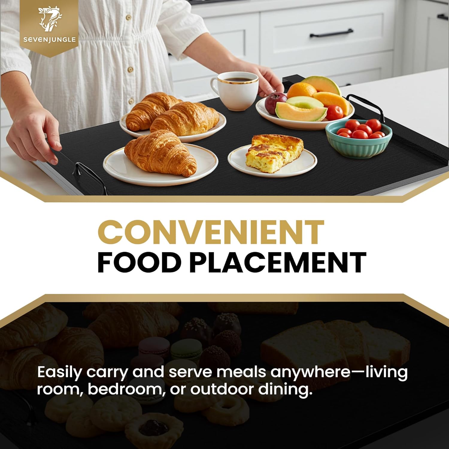 Noodle Board Stove Cover, Wooden Stovetop Cover with Non-Slip Feet, Handle & Raised Lip, Extra Counter Space for Kitchen (29.5” x 22” Black)