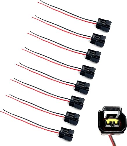 HiSport 8 piezas de bobina de encendido, árbol de levas, sensor de posición del cigüeñal, arnés de coleta compatible con Ford F-150 F-250 F-350 4.6L