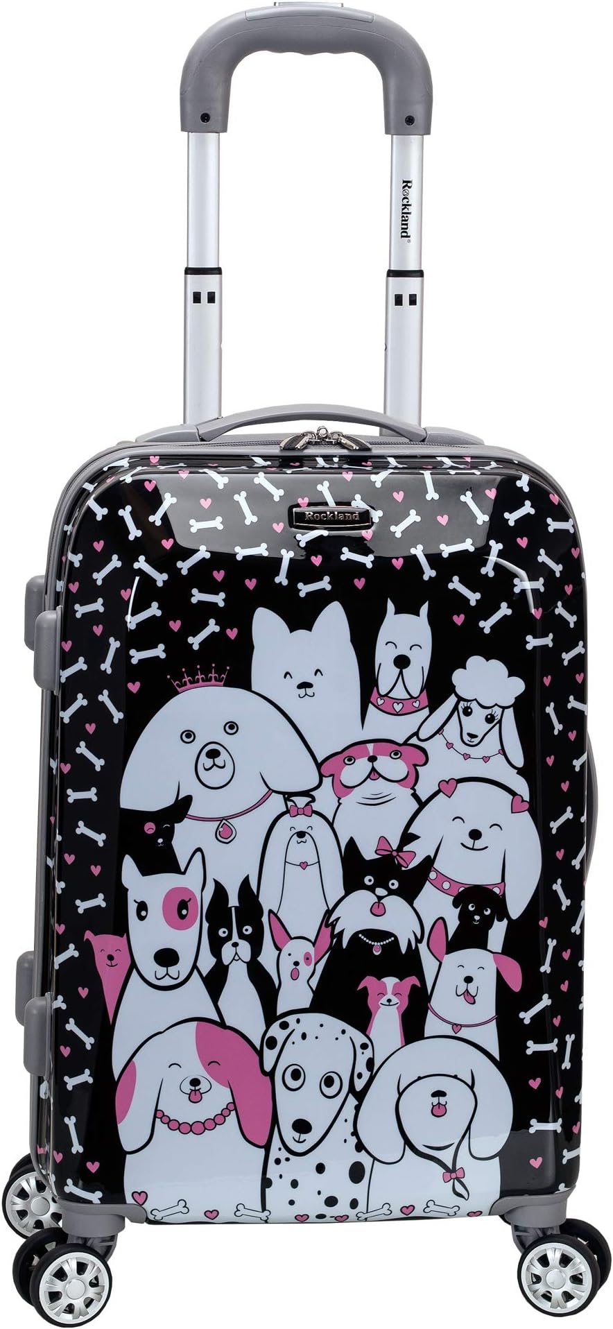 Vision Hardside Spinner Wheel Luggage, Assorted/Multicolor, Carry-On 20"