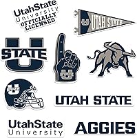 Vista 35 de Universidad de Florida Central - Paquete variado de 9 calcomanías de vinilo grandes de lujo - Laptop, botella de agua, álbumes de recortes, tableta