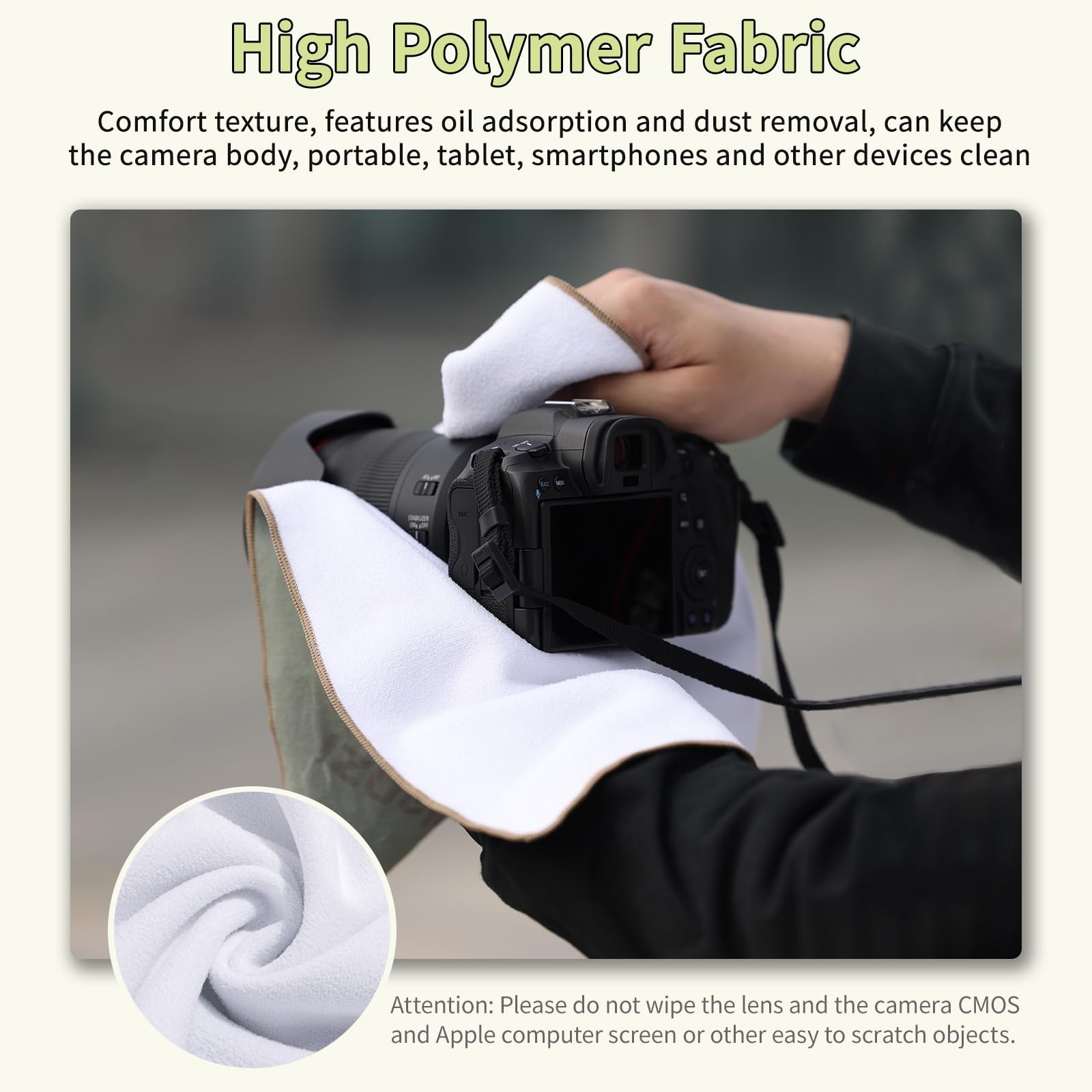 Pellicola Protettiva ULANZI 45x45cm Per Fotocamera - Antiurto, Antigraffio, Panno Protettivo - Foto 6