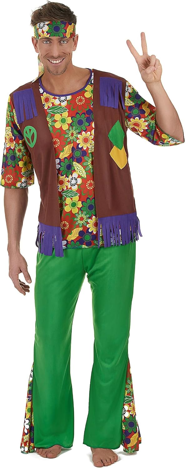 deguise-toi-costume-da-hippie-flower-power-per-uomo-multicolore-l