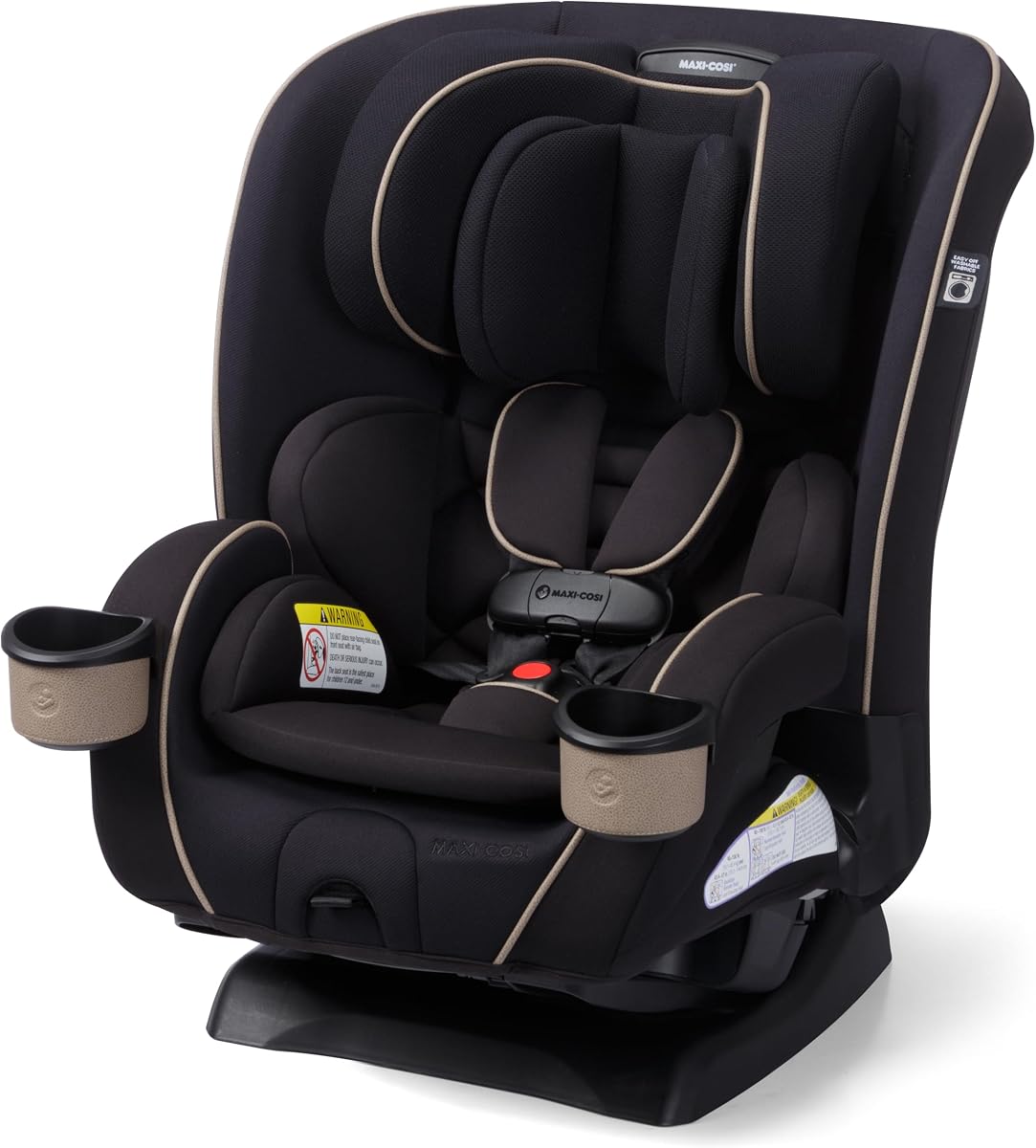 Asiento de coche convertible para bebés y niños 4 en 1 Kani, Carseat orientado hacia atrás y hacia adelante, refuerzo, ajuste ceñido, hebilla magnética, reclinación de 5 posiciones, se adapta a 5-100 libras, 19-57 pulgadas, caviar del Caspio