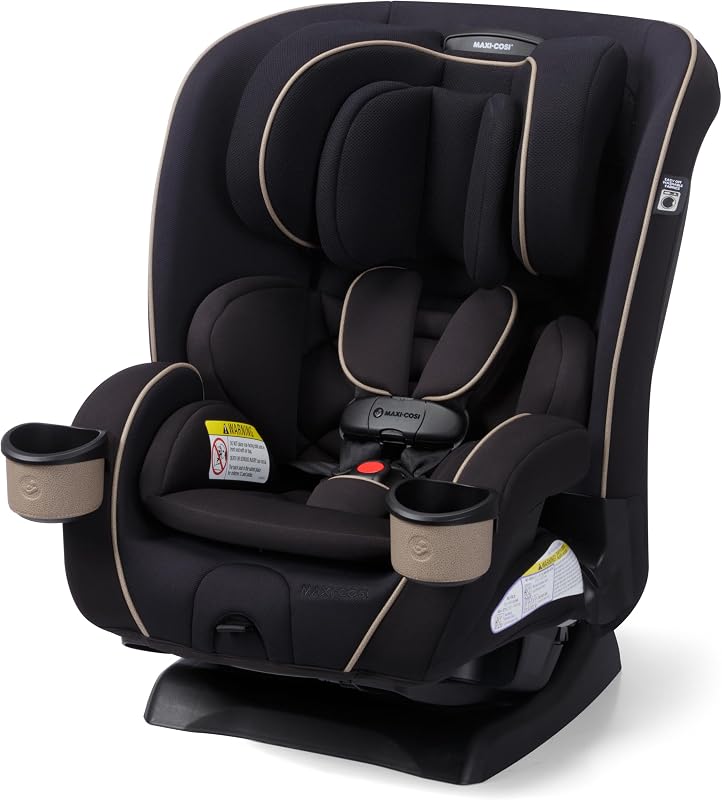 Kani 4-in-1 Infant Kids Convertible Car Seat, Rear-Facing Forward-Facing Carseat, Booster, Slim Fit, Magnetic Buckle, 5-Position Recline, Fits 5-100 lbs, 19-57 in, Caspian Caviar