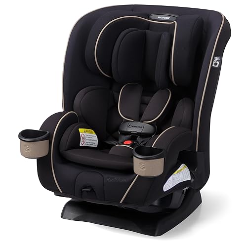 Maxi-COSI Kani 4-in-1 Infant Kids Convertible Car Seat, Rear-Facing, Forward-Facing, Booster, Slim 3-Across Fit, Magnetic Buckle, 5-Position