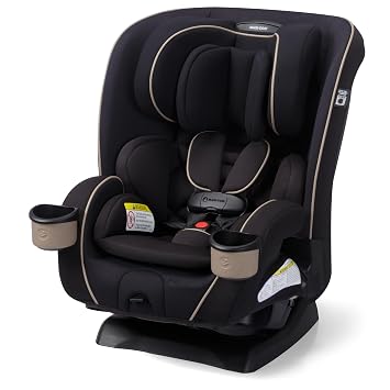 Maxi-Cosi Kani 4-in-1 Infant Kids Convertible Car Seat, Rear-Facing Forward-Facing Carseat, Booster, Slim Fit, Magnetic Buckle, 5-Position Recline, Fits 5-100 lbs, 19-57 in, Caspian Caviar
