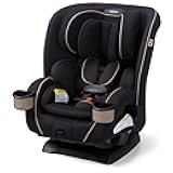 Kani 4-in-1 Infant Kids Convertible Car Seat, Rear-Facing, Forward-Facing, Booster, Slim 3-Across Fit, Magnetic Buckle, 5-Position Recline, Fits 5-100 lbs, 19-57 in, Caspian Caviar