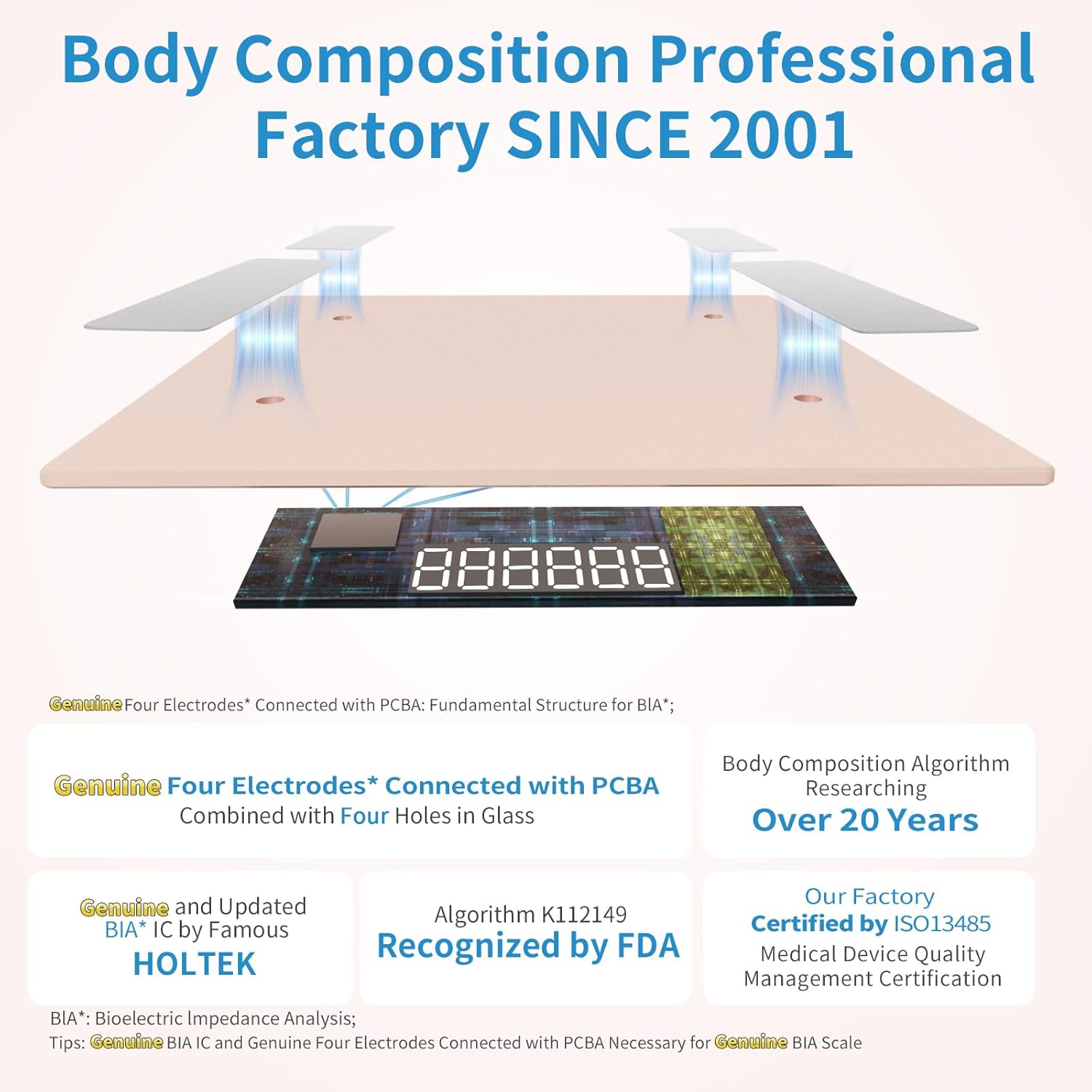 Homebuds Slimme badkamerweegschaal voor lichaamsgewicht en vet, hoge precisie verzekerd door weegschalen Professionele fabriek SINDS 2001, App Sync 13 lichaamssamenstelling met BMI en lichaamsvet, 400