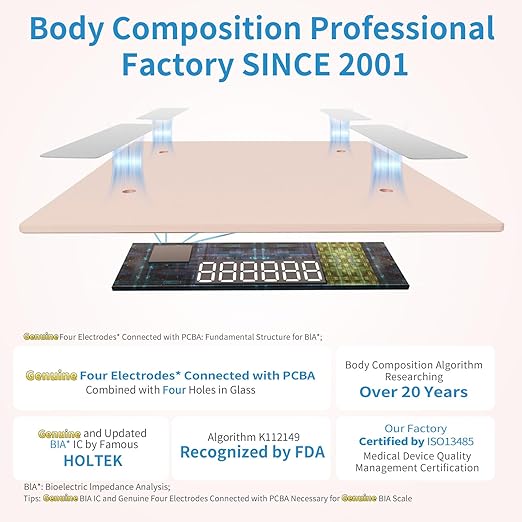 Báscula de Baño Smart HOMEBUDS, 400lb, Precisión 0.1lb, Sincronización App miniatura 2