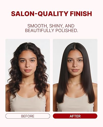 Miniatura 5 de GLAMPALM Plancha de pelo de cerámica de 1 pulgada con infusión de Vita C, herramienta profesional de salón número 1 de Corea, cable giratorio 3D