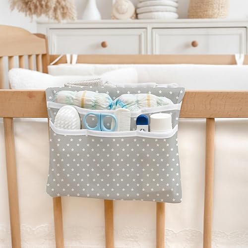 Miniatura 4 de HAMUR - Organizador de bolsas de pañales para bebé, apto para viajes, compacto y plegable, bolsa de cochecito para artículos esenciales para recién