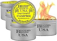Vista 12 de Hecho en Estados Unidos Hoguera portátil mini en lata Reutilizable y hasta 5 horas de combustión Para picnics, fiestas, S'Mores, regalos