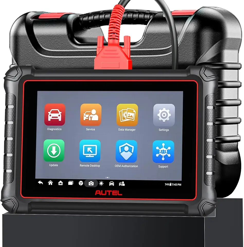 Autel Scanner bidirecional MaxiCOM MK900, novo scanner Autel de MK808S MX808S MK808Z, modo de serviço 40+ OBD2, ferramenta de digitalização de todos os sistemas para carro, impressão WiFi, DoIP CAN FD