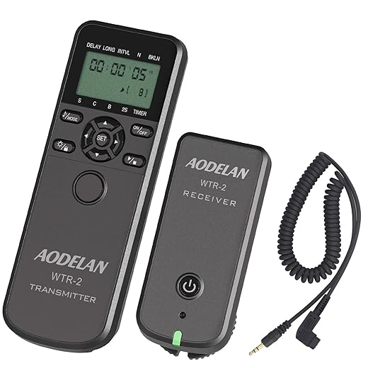 AODELAN Wireless Shutter Release for Sony ILCA-77M2 99M2 99V SLT-A33 A35 A37 A55 A57 A65 A67 A77 A99 DSLR-A100 A200 A300 A350 A400 A400 A400 00, A4 400 50+