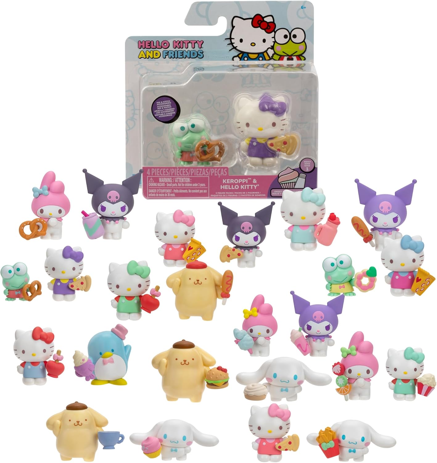 Hello Kitty Set personaggi 2 pcs with accessories Giochi Preziosi HKT06000