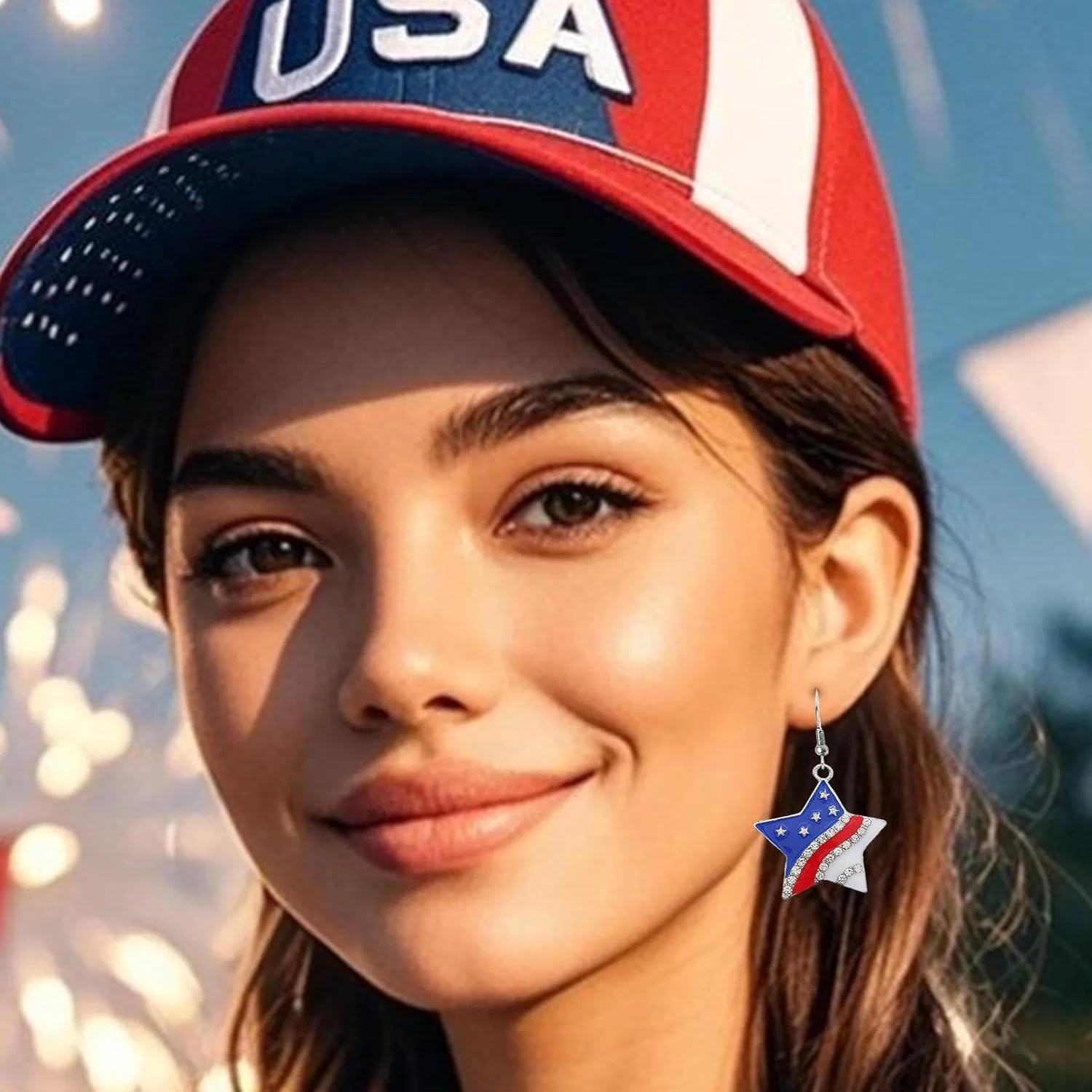 VERKSTAD St. Patrick's Day Earrings for Women,Irish Shamrock Acrylic Dangle Earrings, Green Clover Drop Earrings for Irish Festival - Image 6