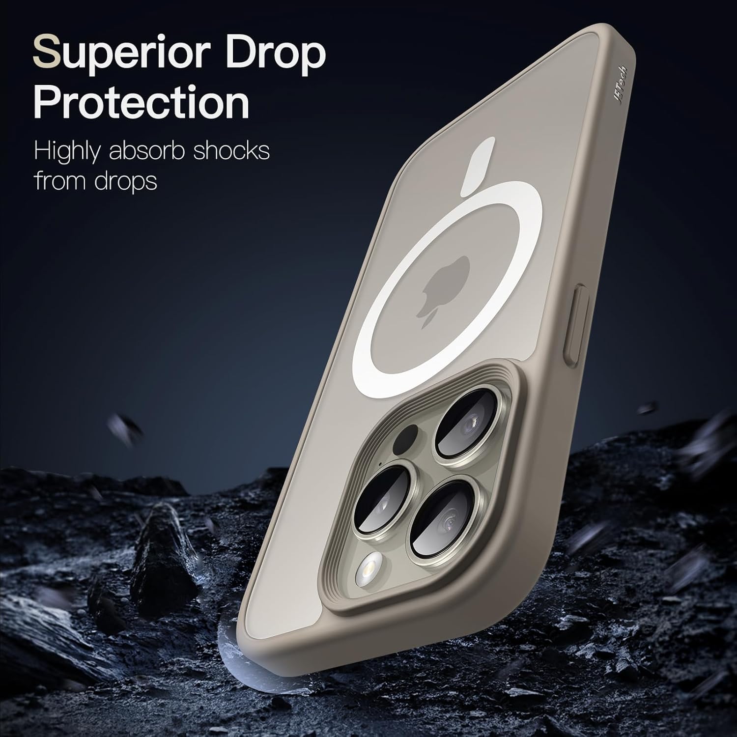 جيتك جراب مغناطيسي لموبايل ايفون 15 برو 6.1 بوصة متوافق مع ماج... - view 5