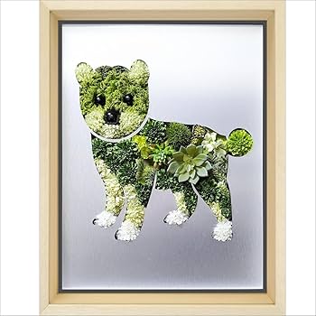 絵画 インテリア 額付(青緑＋金色の枠) 油絵 uF6-050720 可愛い子犬 絵画 インテリア 額付(青緑＋金色の枠) 油絵 uF6-050720 可愛い子犬