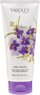 Yardley Of London April Violets for Women Moisturising Body Wash, 6.8 Ounces