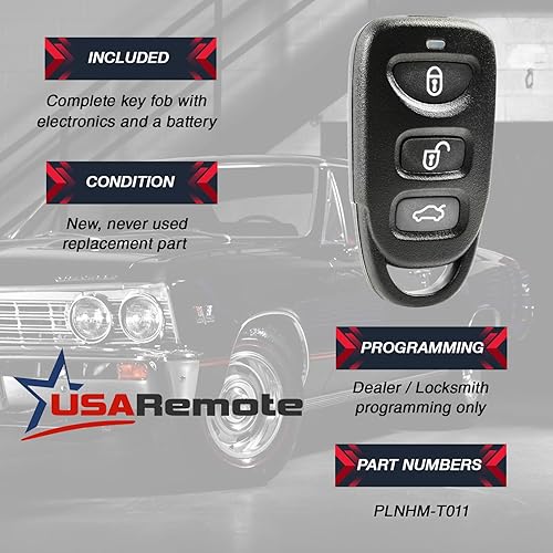 Miniatura 3 de Compatible con control remoto de entrada sin llave Kia Sorento 2007-2009  2007-2011 (PLNHM-T011)