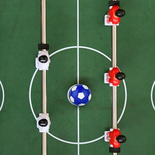 Vista 12 de Coopay 24 pelotas de futbolín de 1.260 in, bolas de repuesto de fútbol de mesa, multicolor, bolas oficiales de juego de mesa negro