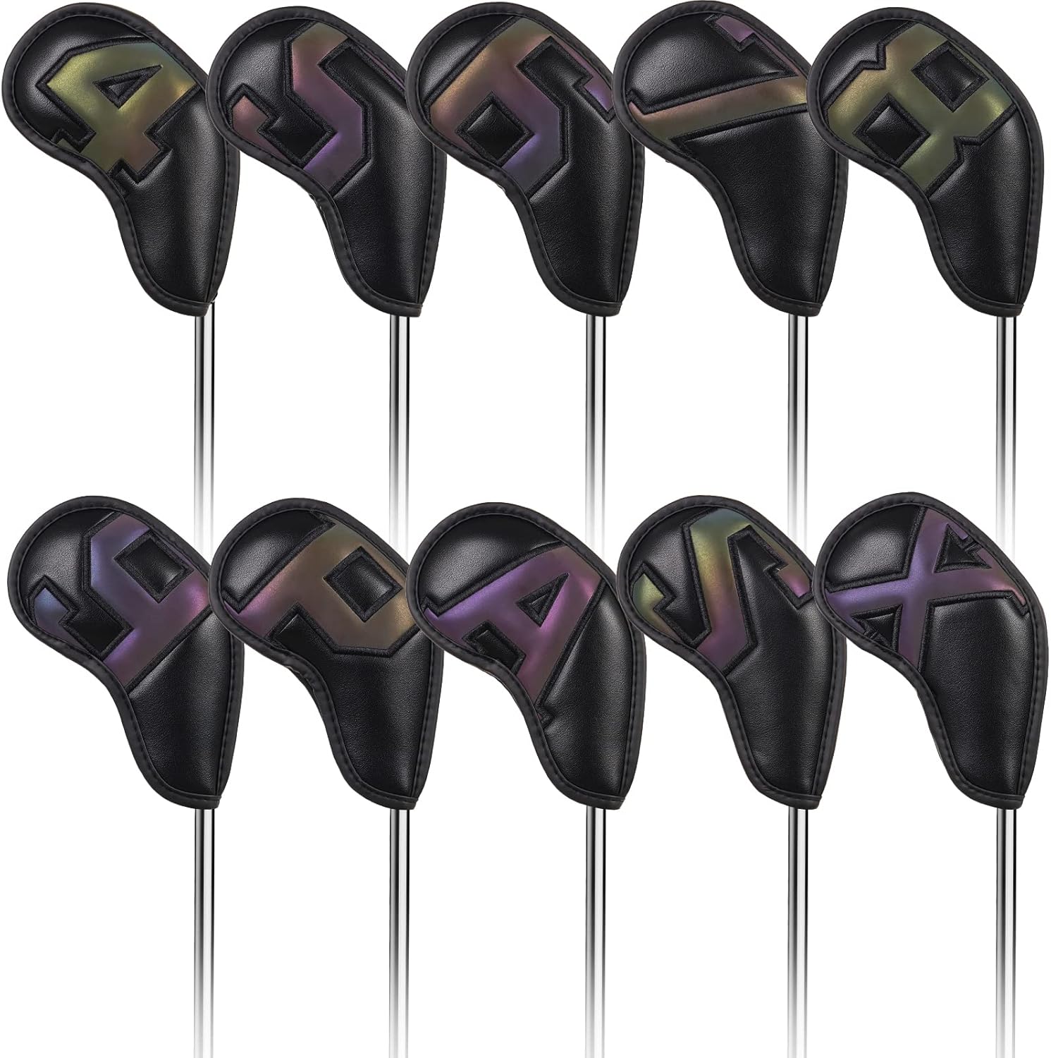 Craftsman Golf Magnetic Iron Headcovers Protective Cover with Large No. Available for Customize Name