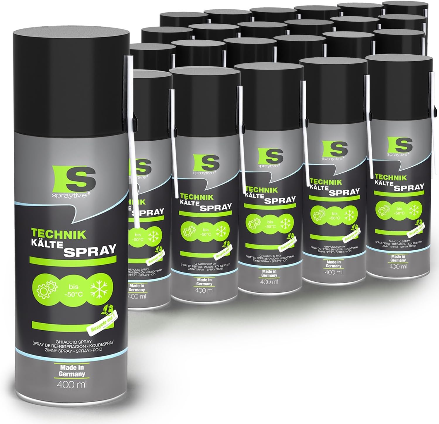 24 x 400 ml Technology Cold Spray - Ice Spray Car Workshop up to